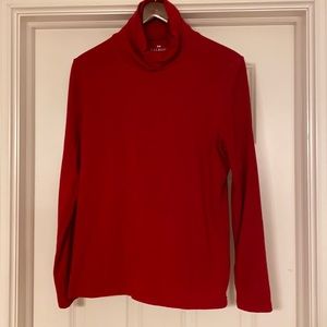 Red turtleneck size large